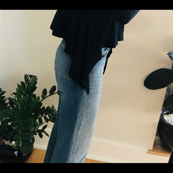 Club Monaco Navy Vandary Ruffleback Sweater XS - Picture 5 of 6